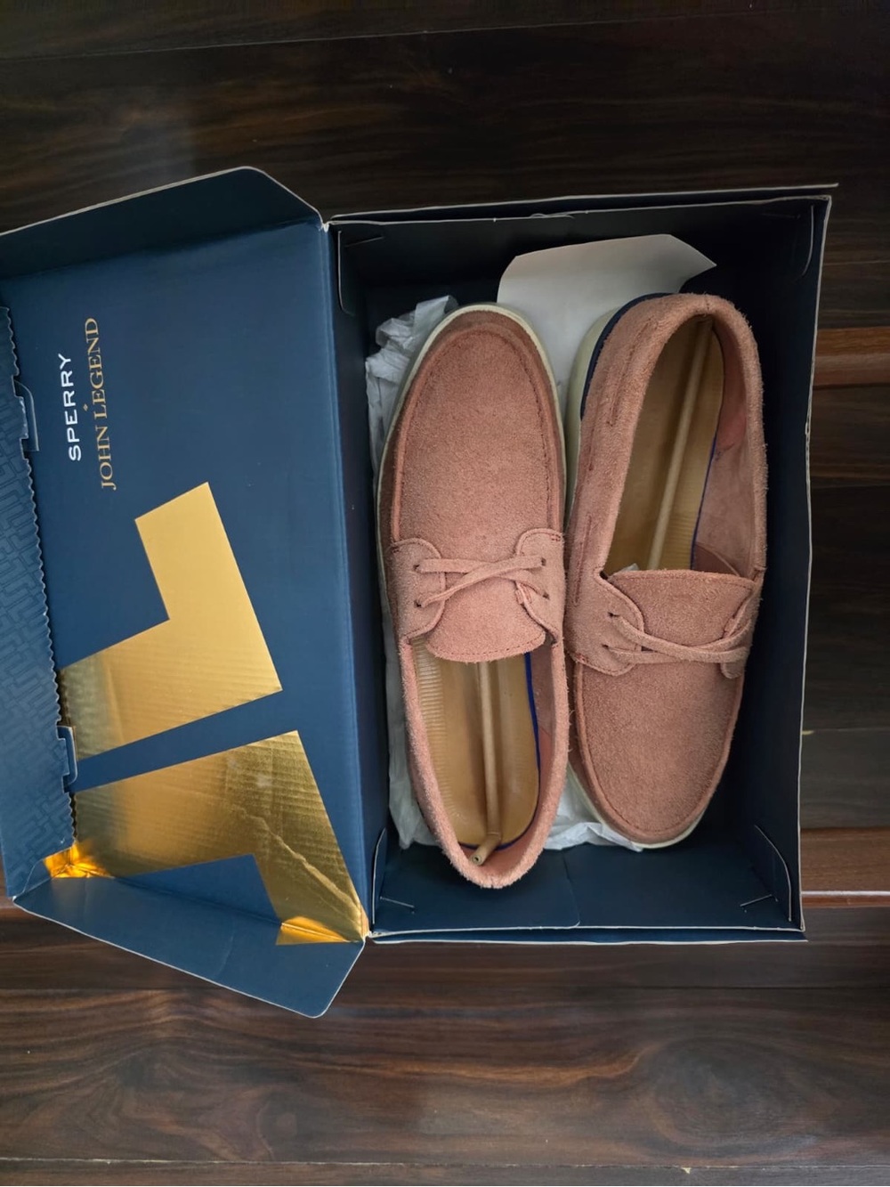 Sperry Men’s Rose Suede Moc Toe Boat Shoes